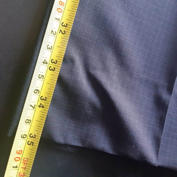 Z ZEGNA SZ 44L 2 Piece Men's 100% Wool Suit Blue Fine Check - Picture 15 of 16